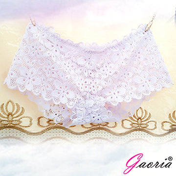 【Gaoria】想入非非 一片式 蕾絲款 冰絲無痕內褲 白