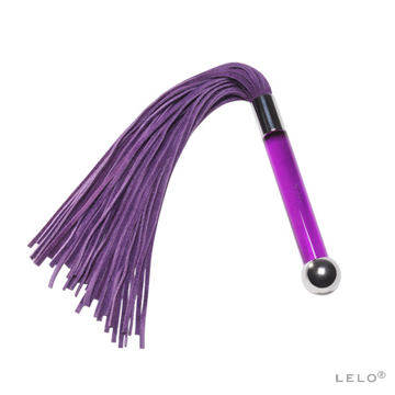 瑞典LELO-華麗情趣配件系列 SENSUA SUEDE WHIP 調教之鞭-紫