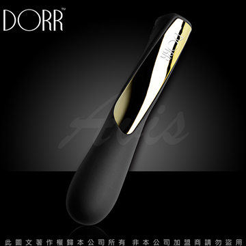 美國DORR AURA 奧拉 六段變頻女性曲線按摩棒-公爵黑(磁吸式充電)
