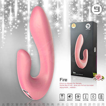 WOWYES 天鵝之舞 Fire 5段變頻 內外夾擊 G點按摩棒 粉色