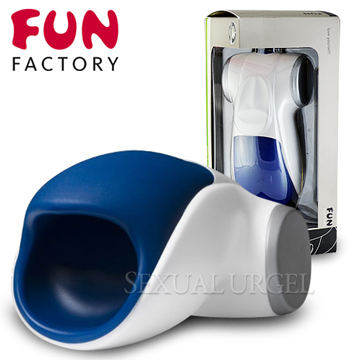 德國FUN FACTORY-眼鏡蛇柯波拉─男性電動自愛器-藍白(附贈CNC充電器)
