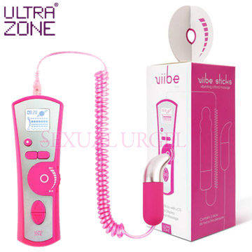 美國Ultrazone-Viibe 韋伯兄弟 5x6頻 雙插頭互換式情趣跳蛋
