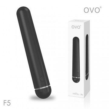 德國OVO-F5 開拓者 5段變頻 多功能 G點震動按摩棒-黑色