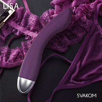 美國SVAKOM Lisa 麗莎 智能觸摸感應 6段變頻G點按摩棒 紫羅蘭