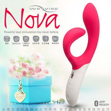加拿大WeVibe NOVA 諾娃 高潮魔術手 雙點刺激按摩棒 粉
