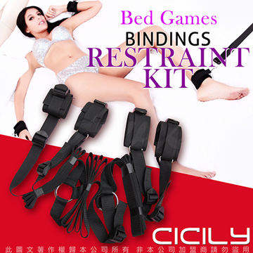 虐戀精品CICILY SM調情睡床綁帶捆綁束縛組 BDSM道具