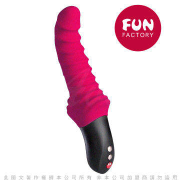 德國FUN FACTORY 神鬼戰士左鷹 STRONIC DREI 強力深度抽送按摩棒 玫紅 (附贈磁吸式充電線)
