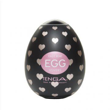日本TENGA EGG-001L LOVERS 怦然心動 自慰蛋 心型花紋設計