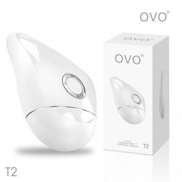 德國OVO-T2 小水滴 5段變頻 精品 震動按摩器-白色