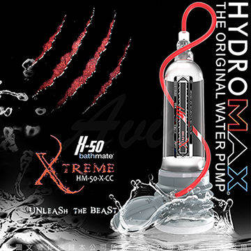 英國BATHMATE HYDROMAX X50 XTREME 大力士鍛鍊水幫浦終極訓練器 透明白 豪華極致款 HM-50-X-CC