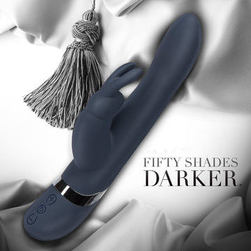Fifty Shades Darker 格雷的五十道陰影2-束縛 12X8段變頻 雙馬達兔子 震動按摩棒