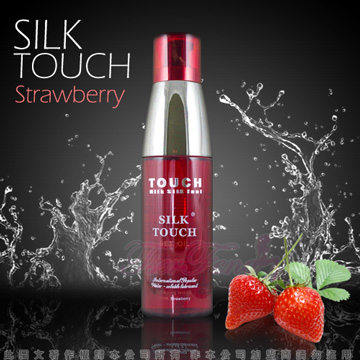 SILK TOUCH-水果口味全身按摩潤滑油/性愛潤滑液(愛戀草莓)