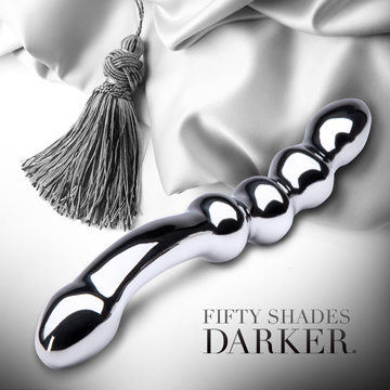 Fifty Shades Darker 格雷的五十道陰影2-束縛 雙頭不鏽鋼金屬 後庭魔杖