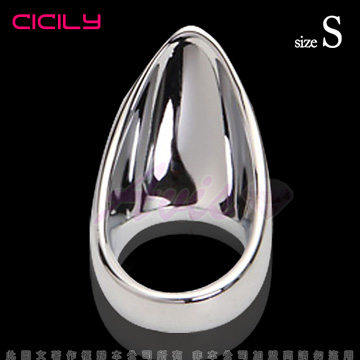 虐戀精品CICILY-水滴型 合金男用 公雞環(小)