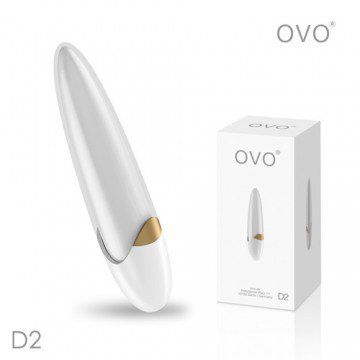 德國OVO-D2 火箭型 5段變頻 迷你震動 G點按摩棒-白色