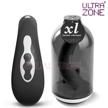 美國Ultrazone-Xl彎月戀 完美弧度陰蒂按摩棒-黑