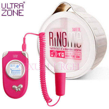 美國Ultrazone-Ring Me 情慾熱線 5段變頻跳蛋-桃紅
