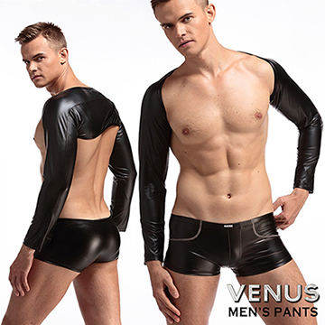 VENUS SM漆皮 緊身護袖運動健身袖套