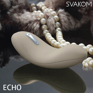 美國SVAKOM Echo 愛蔻 美妙舌頭5段變頻陰蒂震動按摩器 卡其色