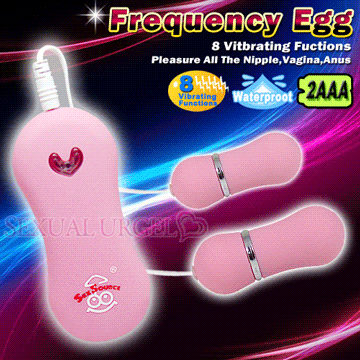 Frequency Egg 8段變頻超靜音燈光雙跳蛋