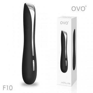 德國OVO-F10 史密斯 5段變頻 多功能 G點震動按摩棒-黑色