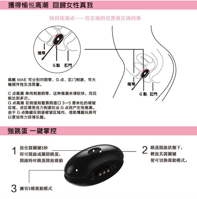 法國L`amourose MAE+ 跳蛋